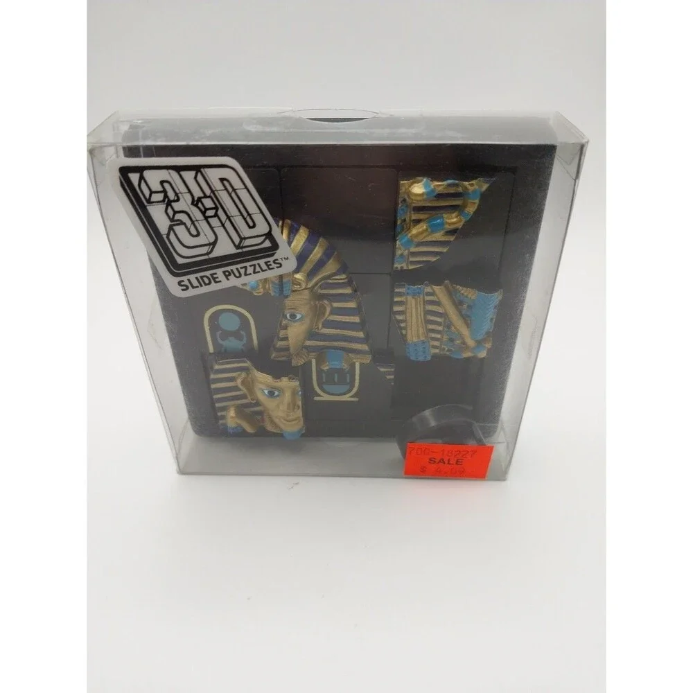 Vintage DaMert Pharaoh 3D Sliding Puzzle Scrambler Toy 1994